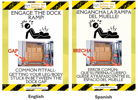 Dock Safety Poster (English + Spanish Combo)